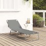 Tumbona Plegable Portátil Gris 600D Oxford | Foro24.es | Tu tienda online para hogar, jardín y más Foro24.es