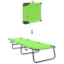 Tumbona Plegable Portátil Verde Tela Oxford 600D | Foro24.es | Tu tienda online para hogar, jardín y más Foro24.es