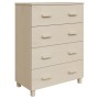 HAMAR Sideboard aus massivem Kiefernholz, honigbraun, 79 x 40 x 103,5 cm von vidaXL, Sideboards - Ref: Foro24-340424, Preis: ...