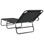Tumbona Plegable 2 pcs Portátil Negro Tela Oxford 600D | Foro24.es | Tu tienda online para hogar, jardín y más Foro24.es