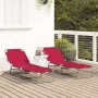 Tumbona Plegable 2 pcs Portátil Rojo Tela Oxford 600D | Foro24.es | Tu tienda online para hogar, jardín y más Foro24.es