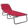Tumbona Plegable 2 pcs Portátil Rojo Tela Oxford 600D | Foro24.es | Tu tienda online para hogar, jardín y más Foro24.es