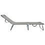 Tumbona Plegable 2 pcs Portátil Gris de Tela Oxford 600D by , Loungers - Ref: Foro24-42003149, Price: 101,93 €, Discount: %