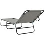 Tumbona Plegable 2 pcs Portátil Gris de Tela Oxford 600D by , Loungers - Ref: Foro24-42003149, Price: 101,93 €, Discount: %