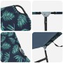 Tumbona Plegable 2 pcs Patrón de Hojas Tela Oxford 600D Portátil | Foro24.es | Tu tienda online para hogar, jardín y más Foro24.es