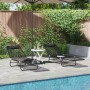 Tumbonas plegables 2 pcs con reposacabezas negra Textileno | Foro24.es | Tu tienda online para hogar, jardín y más Foro24.es