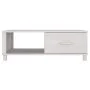 Mesa de centro HAMAR madera maciza de pino blanco 100x55x35 cm de vidaXL, Mesas de centro - Ref: Foro24-340453, Precio: 87,50...