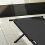 Cama de sol plegable con bolsa de transporte Negra 600D Oxford Fabric | Foro24.es | Tu tienda online para hogar, jardín y más Foro24.es