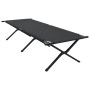 Cama de sol plegable con bolsa de transporte Negra 600D Oxford Fabric | Foro24.es | Tu tienda online para hogar, jardín y más Foro24.es