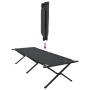 Cama de sol plegable con bolsa de transporte Negra 600D Oxford Fabric | Foro24.es | Tu tienda online para hogar, jardín y más Foro24.es