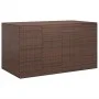 Truhe für Gartenkissen, braunes PE-Rattan, 194 x 100 x 103 cm von vidaXL, Aufbewahrungsboxen für den Außenbereich - Ref: Foro...