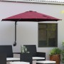 Sombrilla de Patio Burdeos Poliéster Grande Plegable | Foro24.es | Tu tienda online para hogar, jardín y más Foro24.es
