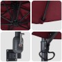 Sombrilla de Patio Burdeos Poliéster Grande Plegable | Foro24.es | Tu tienda online para hogar, jardín y más Foro24.es