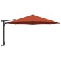 Sombrilla de Patio Terracota Marco de Aluminio, Dosel de Poliéster | Foro24.es | Tu tienda online para hogar, jardín y más Foro24.es