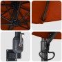 Sombrilla de Patio Terracota Marco de Aluminio, Dosel de Poliéster | Foro24.es | Tu tienda online para hogar, jardín y más Foro24.es