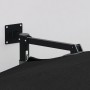 Paraguas de Patio Negro Poliéster, Acero con Revestimiento en Polvo | Foro24.es | Tu tienda online para hogar, jardín y más Foro24.es