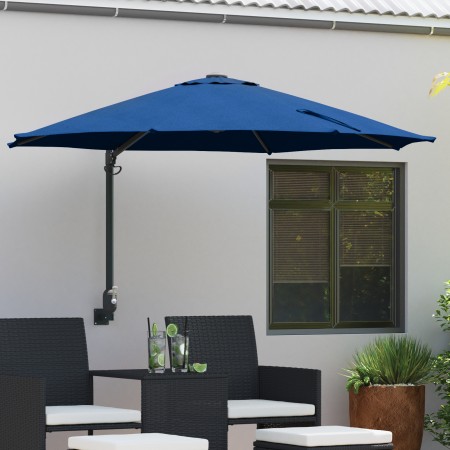 Sombrilla de Patio Azul azur Poliéster Grande Inclinable | Foro24.es | Tu tienda online para hogar, jardín y más Foro24.es
