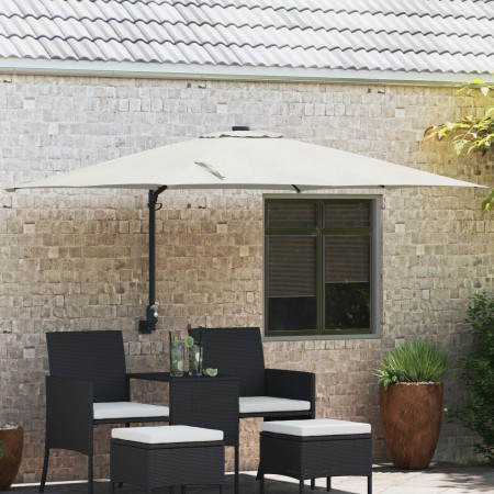 Sombrilla de Patio Arena Poliéster, Aluminio Grande Plegable | Foro24.es | Tu tienda online para hogar, jardín y más Foro24.es