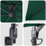 Sombrilla Patio Verde Poliéster 300 cm x 300 cm Plegable | Foro24.es | Tu tienda online para hogar, jardín y más Foro24.es