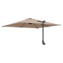 Sombrilla de Patio Taupe Poliéster Grande Plegable | Foro24.es | Tu tienda online para hogar, jardín y más Foro24.es