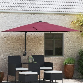 Sombrilla de Patio Burdeos Tela de poliéster Grande Plegable von , Sonnenschirme - Ref: Foro24-42003239, Preis: 85,61 €, Raba...