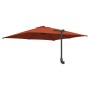 Sombrilla Cantilever Terracota Poliéster Grande Inclinable | Foro24.es | Tu tienda online para hogar, jardín y más Foro24.es