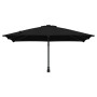 Sombrilla de Patio Negra Poliéster, Acero Grande Inclinable | Foro24.es | Tu tienda online para hogar, jardín y más Foro24.es