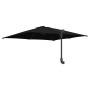Sombrilla de Patio Negra Poliéster, Acero Grande Inclinable | Foro24.es | Tu tienda online para hogar, jardín y más Foro24.es