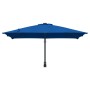 Sombrilla de Patio Azul Cian Acero, Poliéster Grande Ajustable | Foro24.es | Tu tienda online para hogar, jardín y más Foro24.es