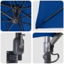 Sombrilla de Patio Azul Cian Acero, Poliéster Grande Ajustable | Foro24.es | Tu tienda online para hogar, jardín y más Foro24.es