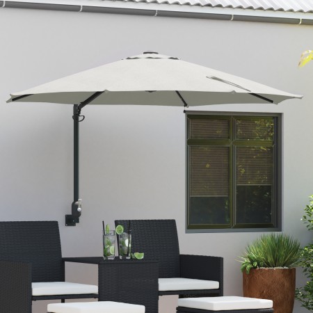 Parasol de Jardín Montado en la Pared con LEDs Arena 248 cm | Foro24.es | Tu tienda online para hogar, jardín y más Foro24.es