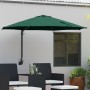 Paraguas de Jardín Montado en la Pared con LEDs Verde 248 cm | Foro24.es | Tu tienda online para hogar, jardín y más Foro24.es