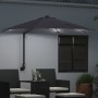 Sombrilla de Jardín Montada en la Pared con LEDs Antracita 248 cm | Foro24.es | Tu tienda online para hogar, jardín y más Foro24.es