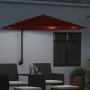 Parasol de jardín montado en la pared con LEDs Terracota 248 cm | Foro24.es | Tu tienda online para hogar, jardín y más Foro24.es