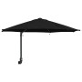 Parasol de jardín montado en la pared con LEDs Negro 248 cm | Foro24.es | Tu tienda online para hogar, jardín y más Foro24.es