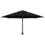 Parasol de jardín montado en la pared con LEDs Negro 248 cm | Foro24.es | Tu tienda online para hogar, jardín y más Foro24.es