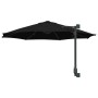 Parasol de jardín montado en la pared con LEDs Negro 248 cm | Foro24.es | Tu tienda online para hogar, jardín y más Foro24.es