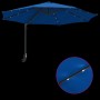 Paraguas de Jardín Montado en la Pared con LEDs Azul Cielo 248 cm | Foro24.es | Tu tienda online para hogar, jardín y más Foro24.es