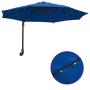 Paraguas de Jardín Montado en la Pared con LEDs Azul Cielo 248 cm | Foro24.es | Tu tienda online para hogar, jardín y más Foro24.es