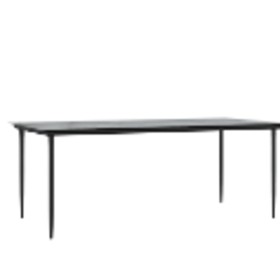 Mesa de Exterior Negra Metal Grande Robusta Mesa de Exterior von , Gartentische - Ref: Foro24-42003297, Preis: 121,67 €, Raba...