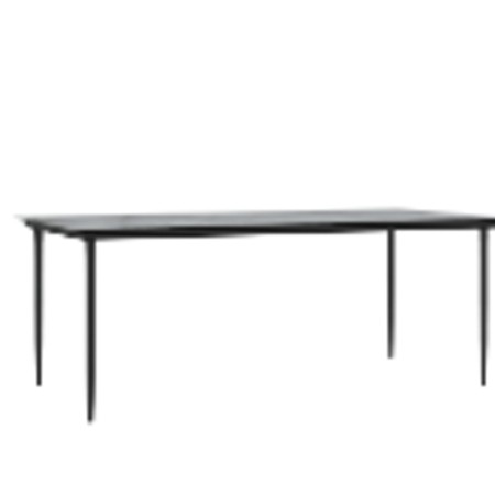 Mesa de Exterior Negra Metal Grande Robusta Mesa de Exterior von , Gartentische - Ref: Foro24-42003297, Preis: 121,67 €, Raba...