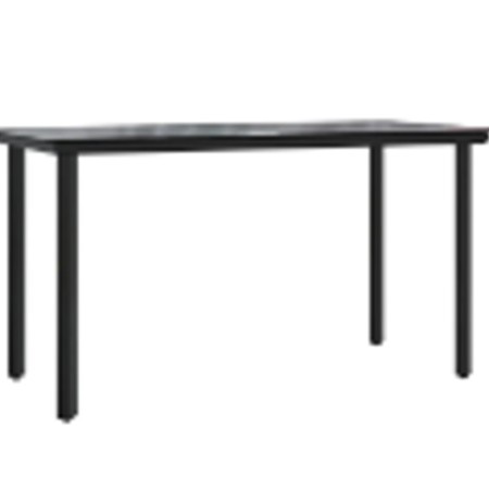 Mesas de Exterior  Negro Metal Grande Mesa de Comedor | Foro24.es | Tu tienda online para hogar, jardín y más Foro24.es