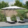 Parasol Cantilever Roma con LEDs Arena 286x285x270 cm Aluminio | Foro24.es | Tu tienda online para hogar, jardín y más Foro24.es