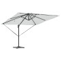 Parasol Cantilever Roma con LEDs Arena 286x285x270 cm Aluminio | Foro24.es | Tu tienda online para hogar, jardín y más Foro24.es