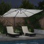 Parasol Cantilever Roma con LEDs Arena 286x285x270 cm Aluminio | Foro24.es | Tu tienda online para hogar, jardín y más Foro24.es