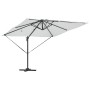 Parasol Cantilever Roma con LEDs Arena 286x285x270 cm Aluminio | Foro24.es | Tu tienda online para hogar, jardín y más Foro24.es