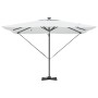 Parasol Cantilever Roma con LEDs Arena 286x285x270 cm Aluminio | Foro24.es | Tu tienda online para hogar, jardín y más Foro24.es