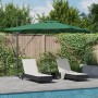 Paraguas Cantilever Roma con LEDs Verde 286x285x270 cm Aluminio | Foro24.es | Tu tienda online para hogar, jardín y más Foro24.es