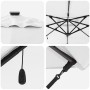 Parasol Cantilever Roma con LEDs Arena 286x285x270 cm Aluminio | Foro24.es | Tu tienda online para hogar, jardín y más Foro24.es
