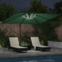Paraguas Cantilever Roma con LEDs Verde 286x285x270 cm Aluminio | Foro24.es | Tu tienda online para hogar, jardín y más Foro24.es